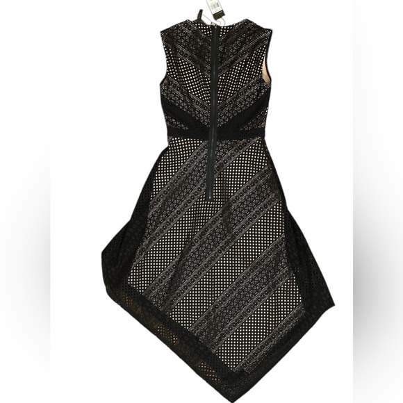 BCBG MaxAzria Black Tracie Asymmetrical Lace Fairy Dress - Size XXS - NEW - Picture 12 of 12